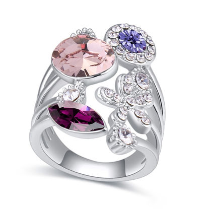 Picture of Austrian Crystal Ring - Flower Years