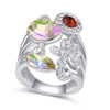 Picture of Austrian Crystal Ring - Flower Years