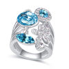Picture of Austrian Crystal Ring - Flower Years