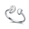 Picture of Austrian Crystal Ring - Two Hearts Across