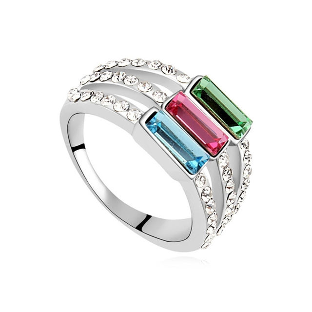 Picture of Austrian Crystal Ring - Elegant