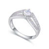 Picture of S925 Silver Ring - Peony