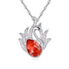 Picture of Swan Princess Swarovski Elements Crystal Necklace
