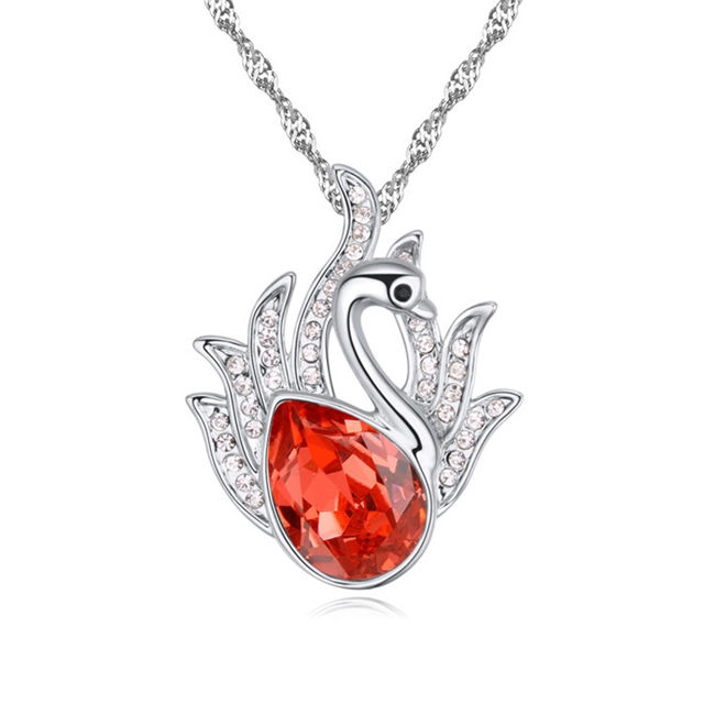 Picture of Swan Princess Swarovski Elements Crystal Necklace
