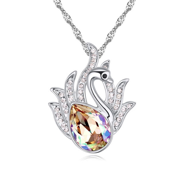 Picture of Swan Princess Swarovski Elements Crystal Necklace