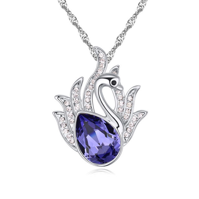 Picture of Swan Princess Swarovski Elements Crystal Necklace