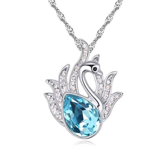Picture of Swan Princess Swarovski Elements Crystal Necklace