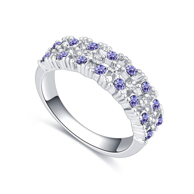 Picture of Bit by Bit Crystal Mosaic Ring