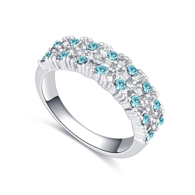 Picture of Bit by Bit Crystal Mosaic Ring