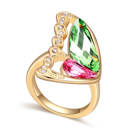 Picture of Butterfly Crystal Mosaic Ring
