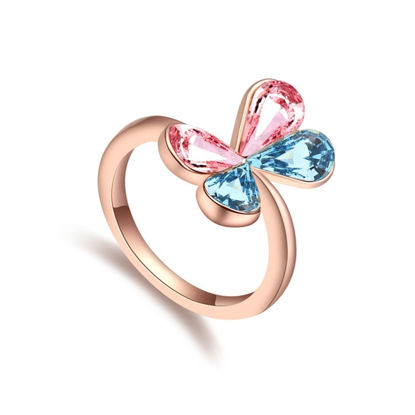 Picture of Dream Butterfly  Crystal Mosaic Ring