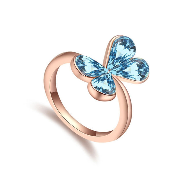 Picture of Dream Butterfly  Crystal Mosaic Ring
