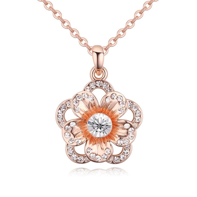 Picture of Sunset Crystal Necklace