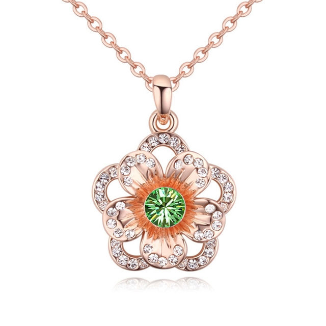 Picture of Sunset Crystal Necklace