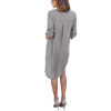 Picture of Justyling Autumn Long-Sleeve V-neck Stylish Chiffon Dress