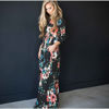 Picture of Women's Long Sleeve Floral Maxi Dress With Pockets