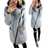 Picture of Women's Fashion Slanted Zipper Jacket