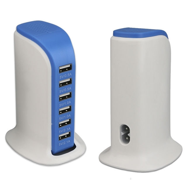 Picture of 6-Port USB Charging Station for Smart Phones and Tablets