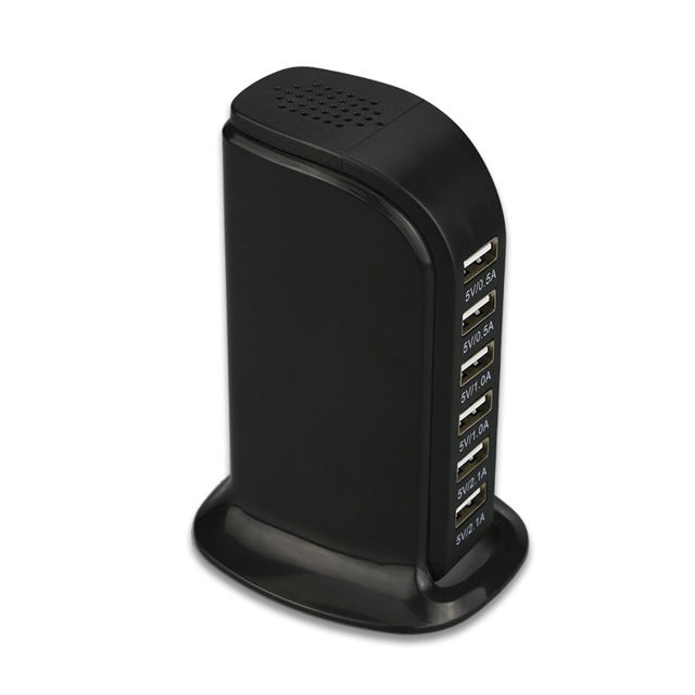 Picture of 6-Port USB Charging Station for Smart Phones and Tablets