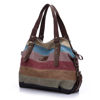 Picture of Women Retro Rainbow Casual Canvas Shoulder Tote Bag