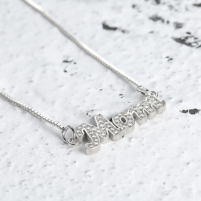 Picture of Personalized Name Neckalce With Shining Zircon Stone