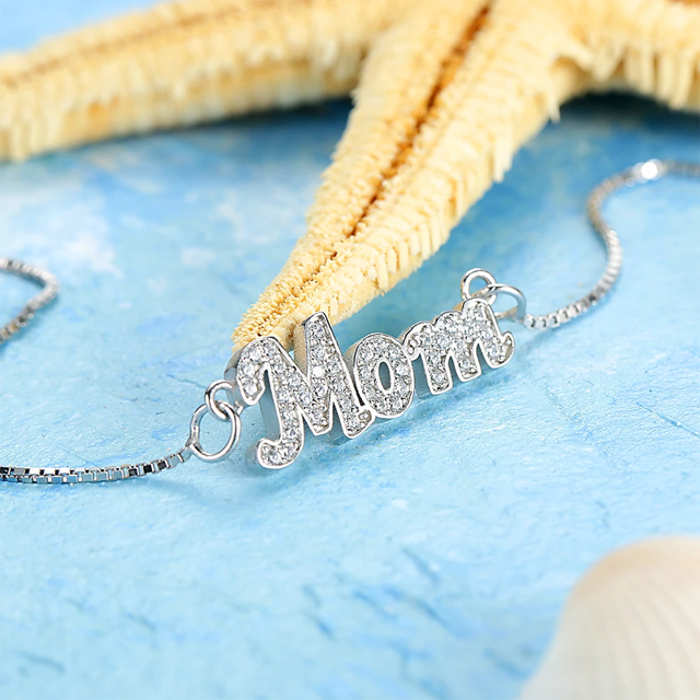 Picture of Personalized Name Neckalce With Shining Zircon Stone