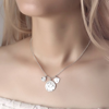 Picture of Photo Engraved Tag Necklace With Engraving Silver