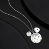 Picture of Photo Engraved Tag Necklace With Engraving Silver