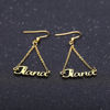 Picture of Personalized Name Earrings in 925 Sterling Silver