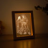 Picture of Custom Wooden Photo Frame LED Night Lamp - Personalize With Your Lovely Photo