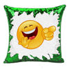 Picture of Magic Cartoon Photo Sequin Pillow With Personalized Name in Various Styles
