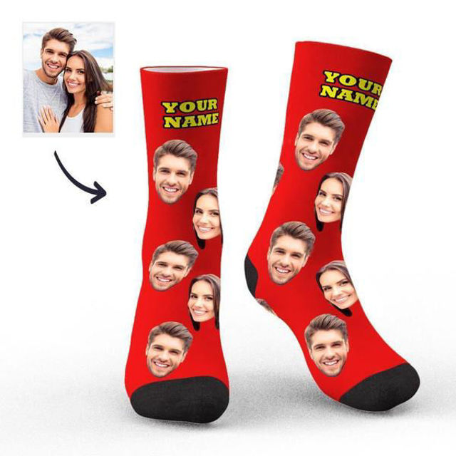 Picture of Custom Photo Socks Colorful