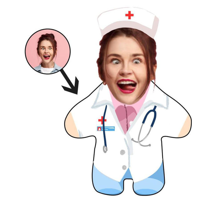 Picture of Custom Photo Pillow Gift For Doctor