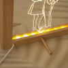 Picture of Custom Wooden Photo Frame LED Night Lamp - Personalize With Your Lovely Photo