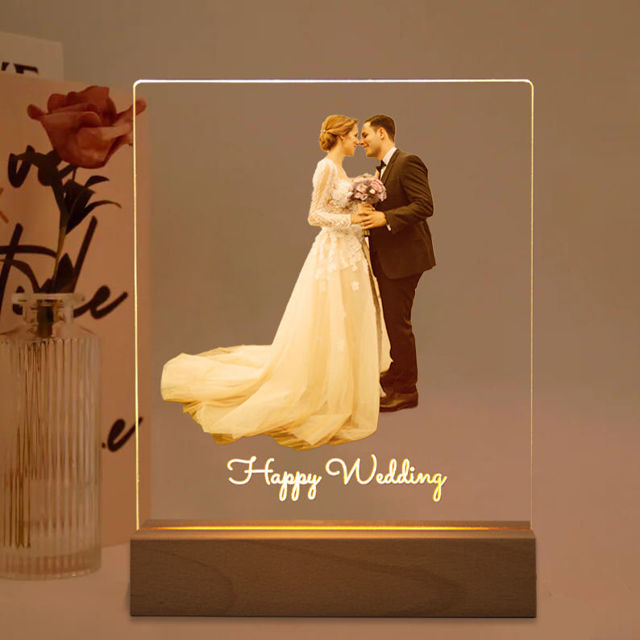 Picture of Custom Color Night Light - Personalize With Your Lovely Photo