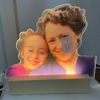 Picture of Colorful Personalized Wooden Base 3D Night Lamp With Your Lovely Photo