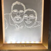 Picture of Custom Wooden Photo Frame LED Night Lamp - Personalize With Your Lovely Photo