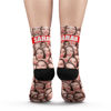 Picture of Custom One Face in Socks And Add Pictures And Name