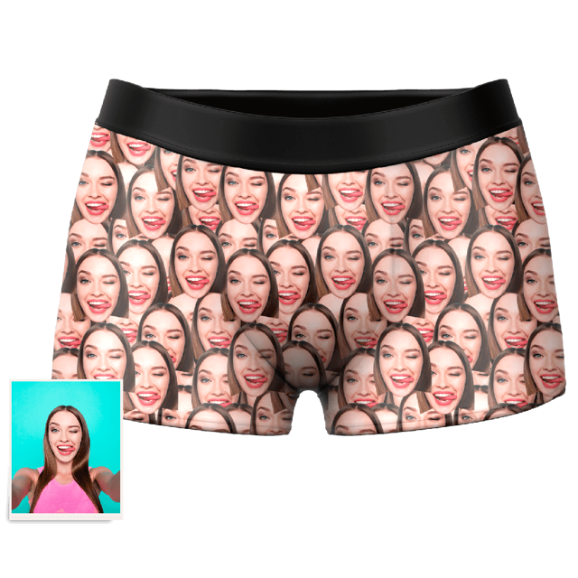 Picture of Custom Face Mash Boxer Shorts
