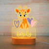Picture of Custom Name Night Light for Kids - Personalized Cartoon Heart Giraffe Night Light with LED Lighting for Children - Personalized It With Your Kid's Name