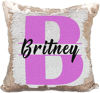 Picture of Personalized Name Magic Photo Sequin Pillow - Custom Sequin Pillow