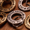 Picture of Personalized Annulus Dog Tag For Pets  With Telephone Number