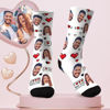 Picture of Custom Face Socks for Couple's - Colorful