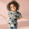 Picture of Custom Photo Face Hawaiian Shirt for Kids - Personalized Children's Short Sleeve Beach Party Summer T-Shirts - Sea View - Kids Holiday Gifts