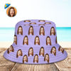 Picture of Custom Bucket Hat Multi-avatar Fisherman Hat Personalized Custom Bucket Hat Gift for Friend, Family, Lover