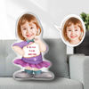 Picture of Custom  Face  Pillow I Love Mom With Your Face Unique Personalized