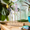 Picture of Personalized Wooden Family Birth Flowers - Grandma's Garden Sign - Mother's Day & Wedding Anniversary Gift