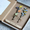 Picture of Personalized Wooden Family Birth Flowers - Grandma's Garden Sign - Mother's Day & Wedding Anniversary Gift