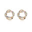 Picture of Concentric Knot Crystal Stud Earringsrings