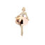 Picture of Plated Gold Crystal Brooch